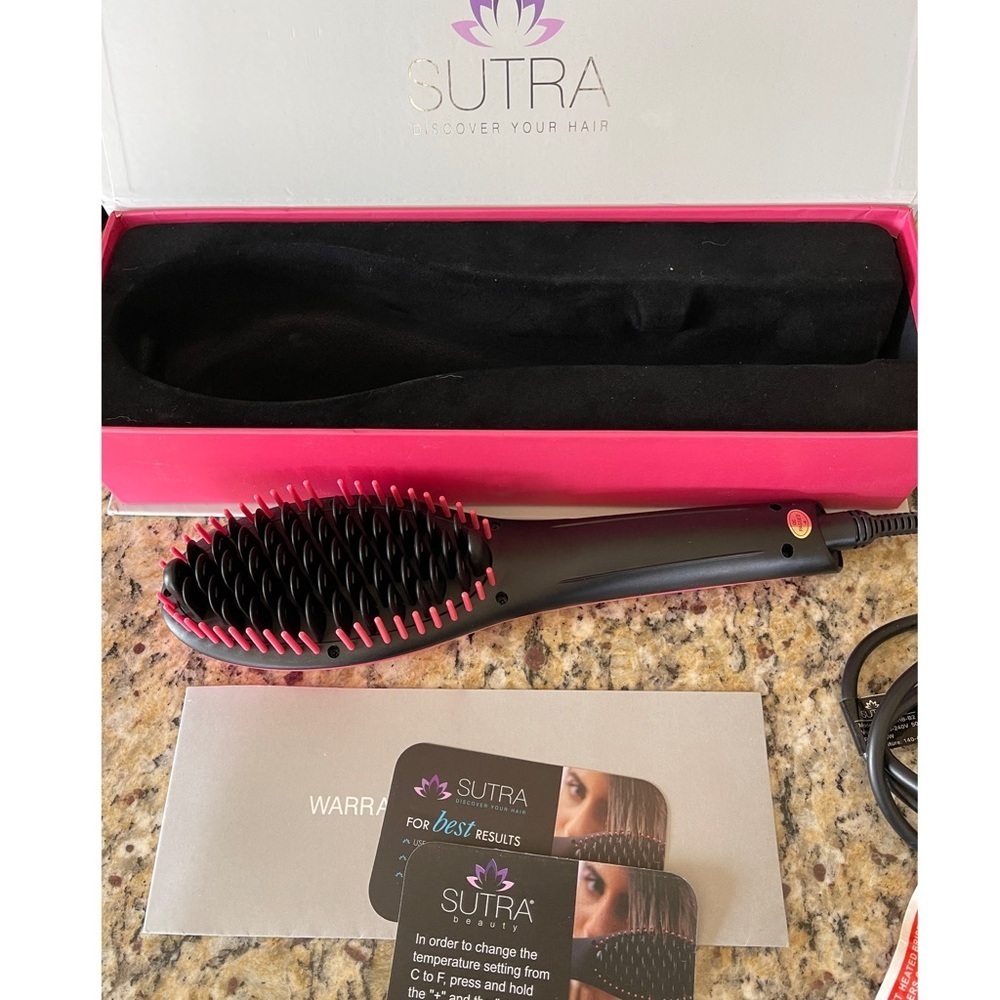 Sutra Heat 2.0 Straightening Brush - Pink - Picture 2 of 3